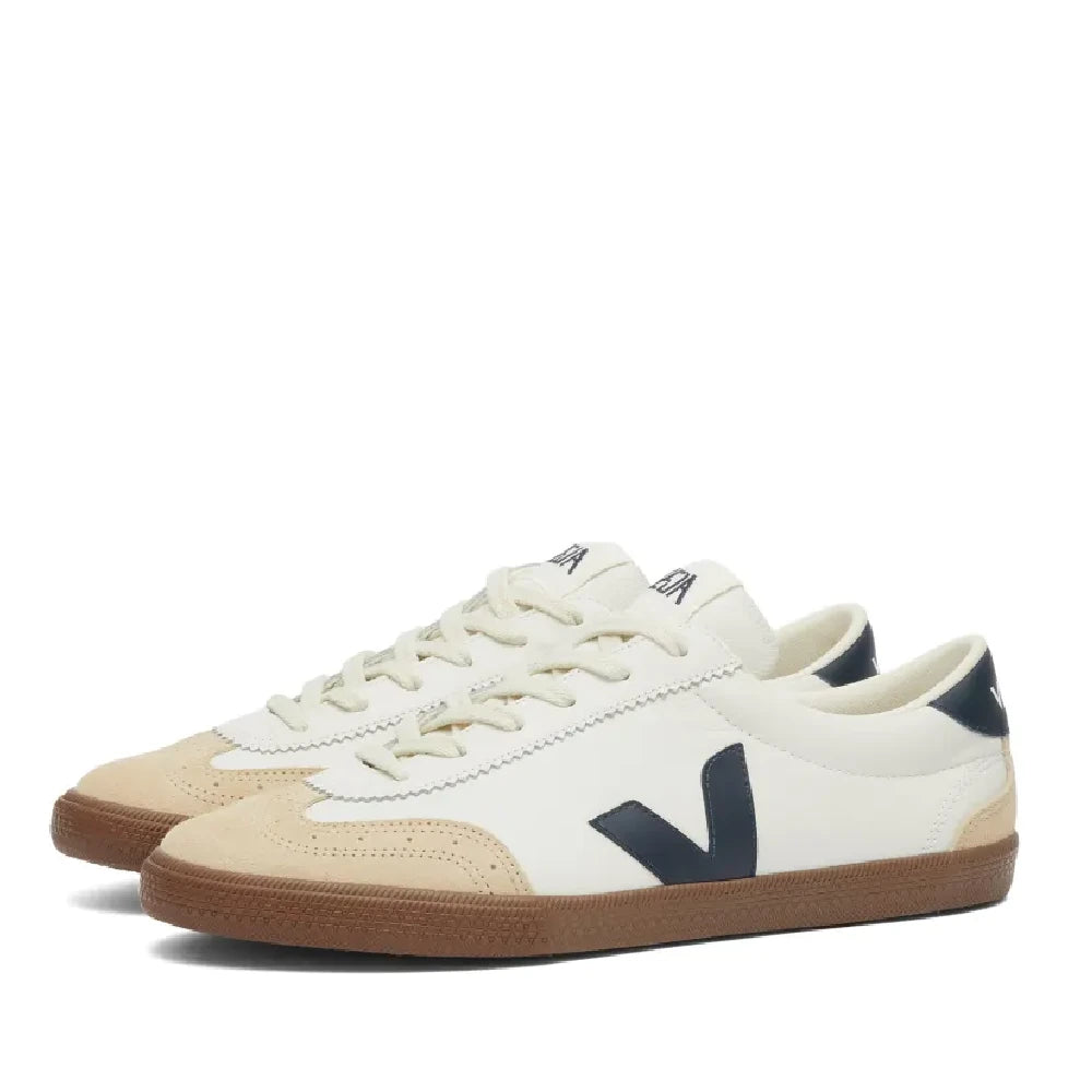 Volley O.T. Leather White Nautico Bark VO2003531A