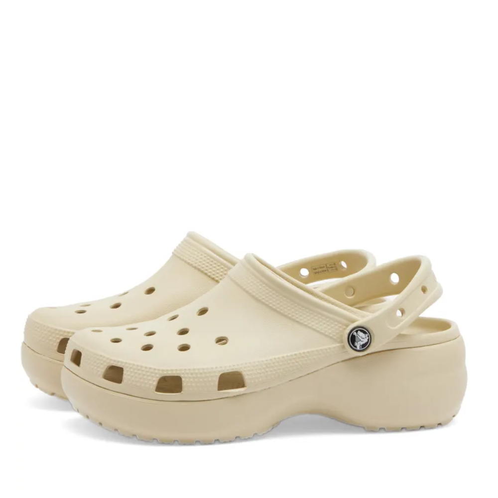 Classic Platform Clog Bone 206750-2Y2