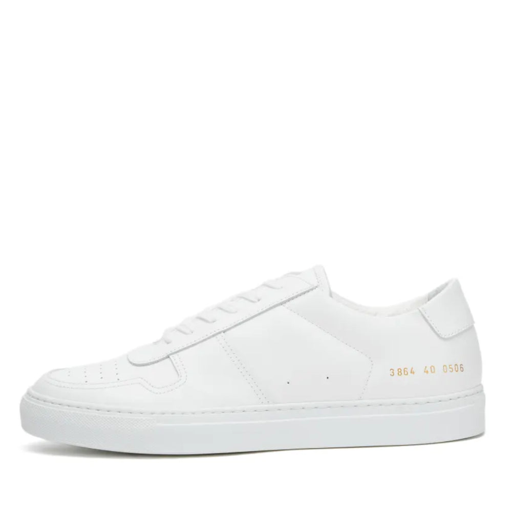 Bball Low White In Leather 3864-0506