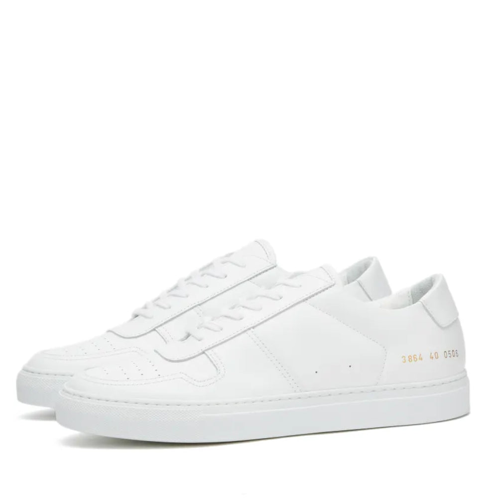 Bball Low White In Leather 3864-0506